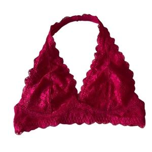NWOT! Free People halter lace bra